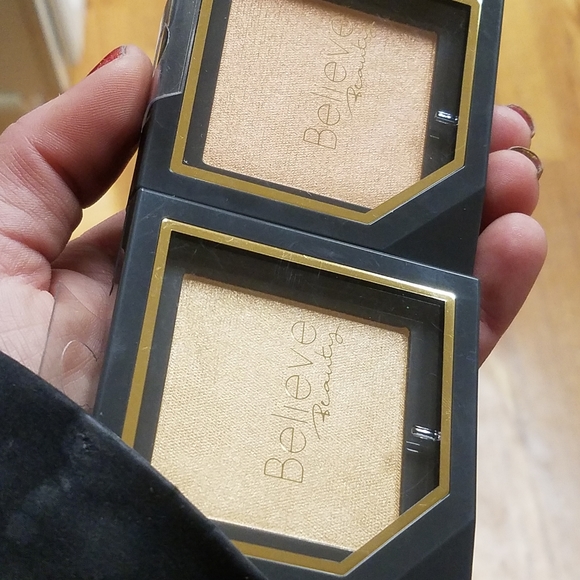 NWT (2) BELIEVE Beauty Radiant Finish Highlighters: Champagne Kiss + Good Vibes! - Picture 10 of 15
